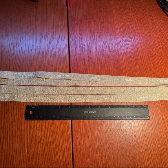 Chanel Shimmering Gold Ribbon - Picture 2 of 3